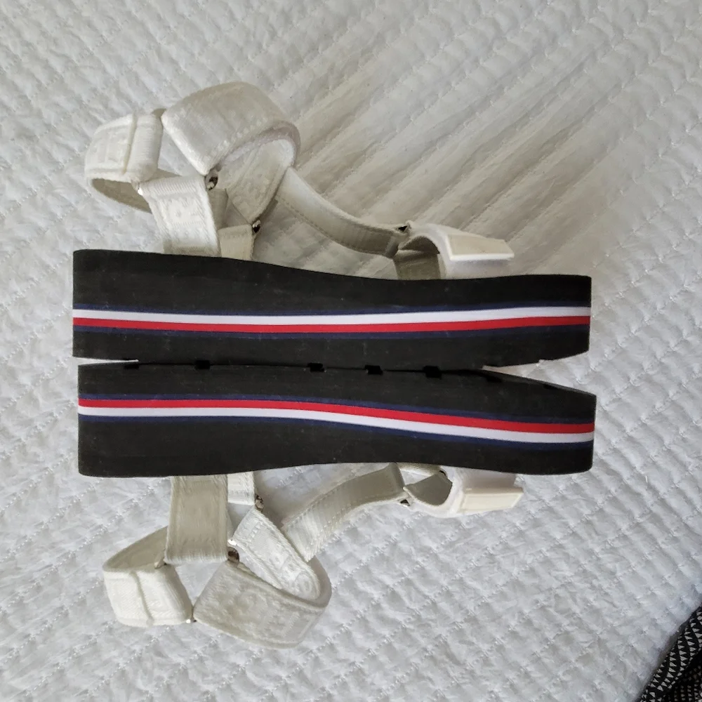 COPY - Tommy Hilfiger Velcro Sandals - White size 7 - Picture 13 of 16